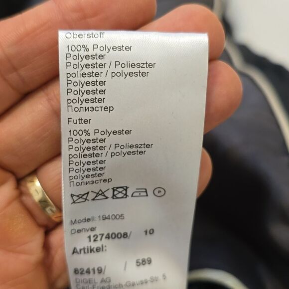 DIGEL MEN'S CASUAL PARKA  SIZE 30(see measurements) - Picture 10 of 13